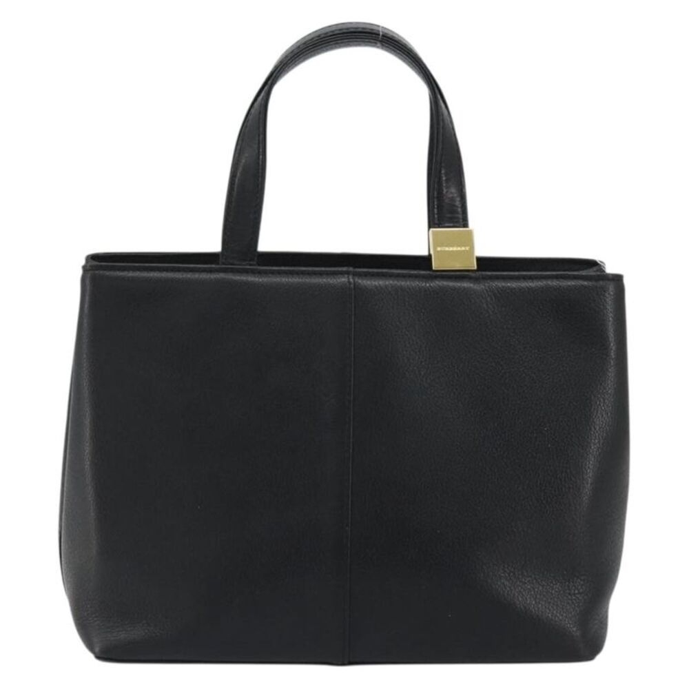 Burberry Vintage Leather Black Leather Handbag